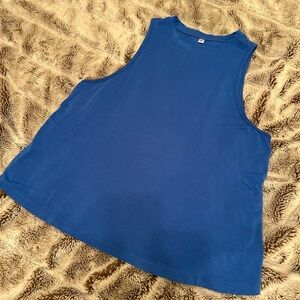 Blue Sleeveless Women's Top